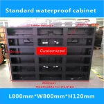 Светодиодный Стандартный водонепроницаемый шкаф/L640xW640xH120mm светодиодный уличный и закрытый светодиодный дисплей