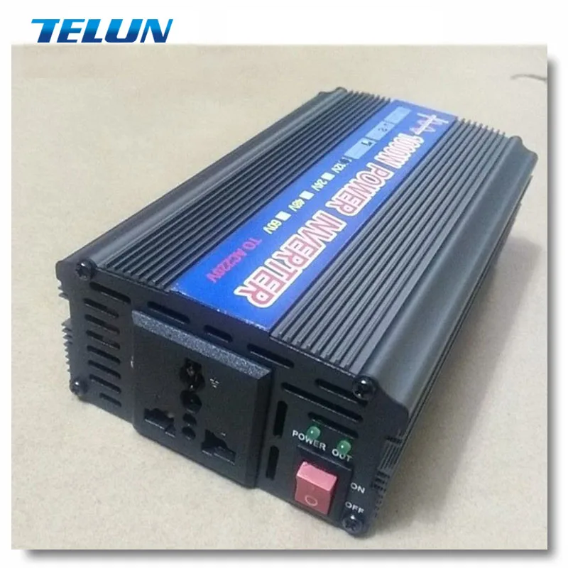 Фактическая мощность 500 Вт DC12V до 220 В 230 в пик 1000 чистый синусоидальный инвертор