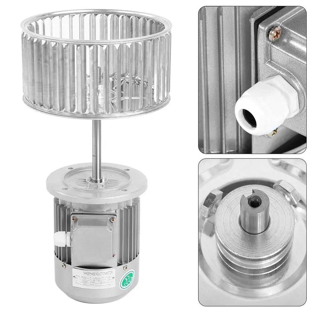 KL 370 220/380V трехфазный двигатель 370W 1400 об/мин 3 фазный с колесиком|Двигатель