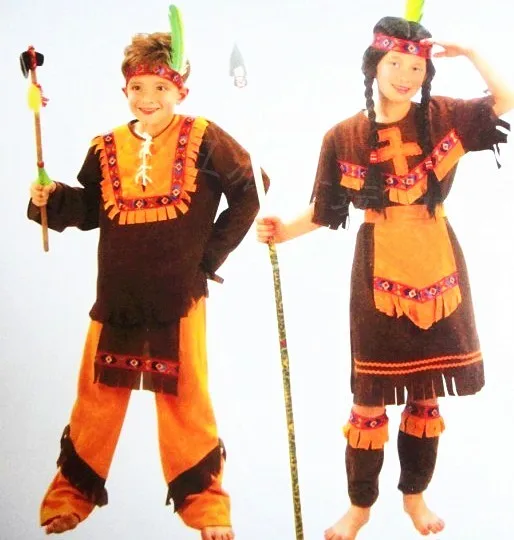 Карнавальные костюмы на Хэллоуин для костюмированной вечеринки индейского