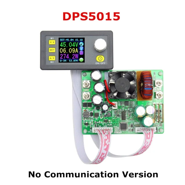 DPS5015 ЖК-дисплей постоянный вольтметр 50 в 15A тестер напряжения тока понижающий программируемый модуль питания Регулятор конвертер - Цвет: DPS5015