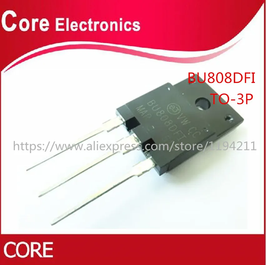 50 шт. IC BU808DFI BU808DF BU808D BU808 TO 3P|Интегральные схемы| |