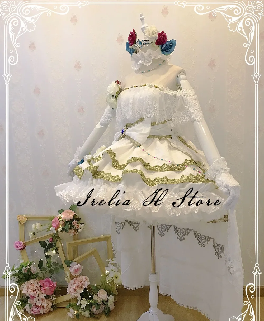 Свадебное платье невесты Love live Sunshine Aqours Tsushima Yoshiko карнавальный костюм