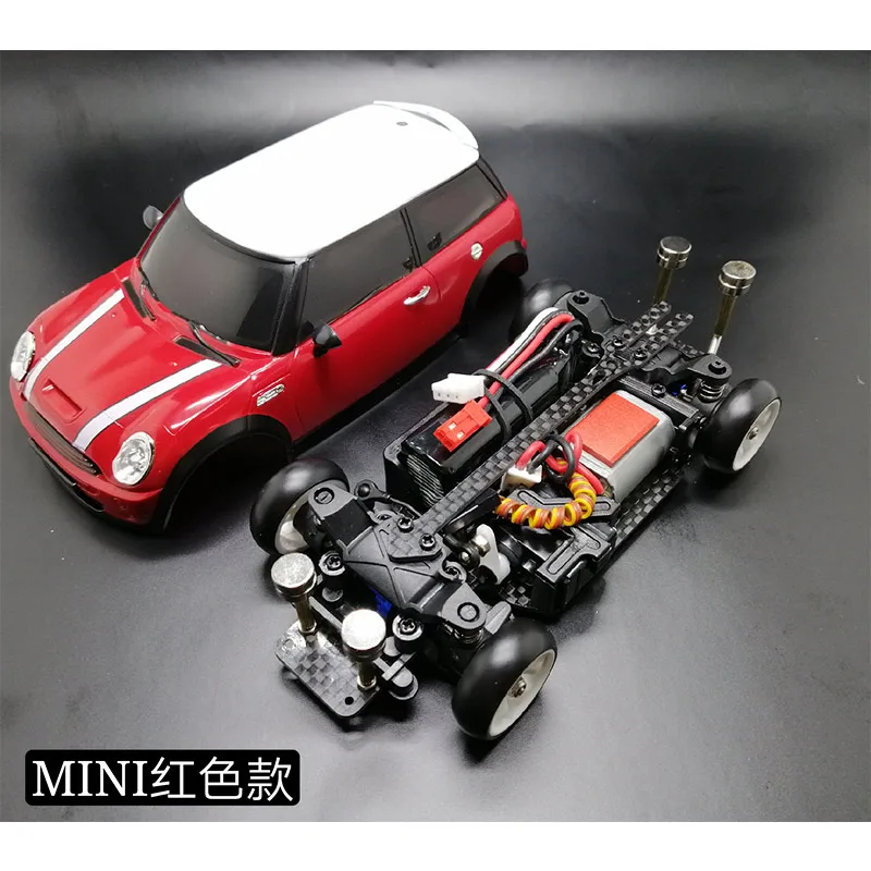 Brushless version 11 MINI-Q6 RTR 1/28 обновленная версия металлические отличия POM шины четыре привода дрейф углеродного волокна гоночная, матовая бесщеточный ру автомобиль - Цвет: Brushless version 11