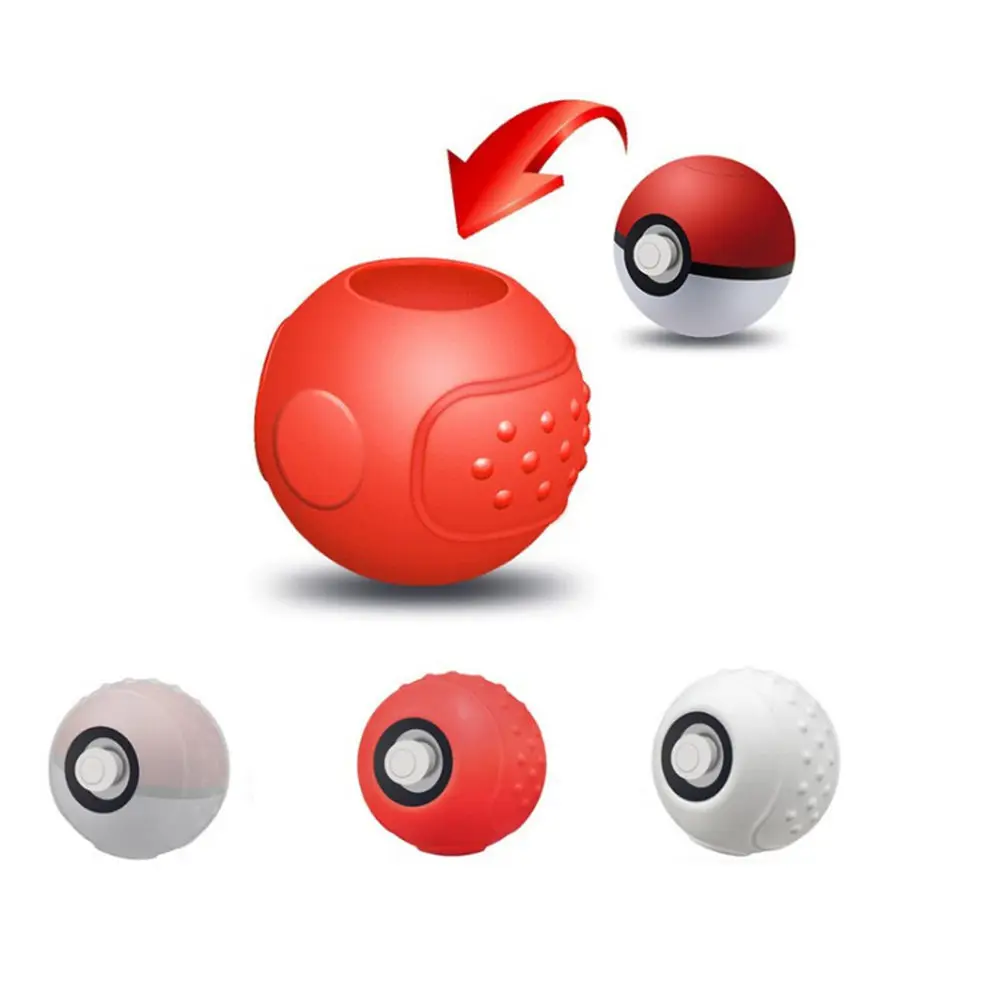 Портативный защитный чехол силиконовый для переноски NS Switch Poke Elf Ball Plus с ручкой