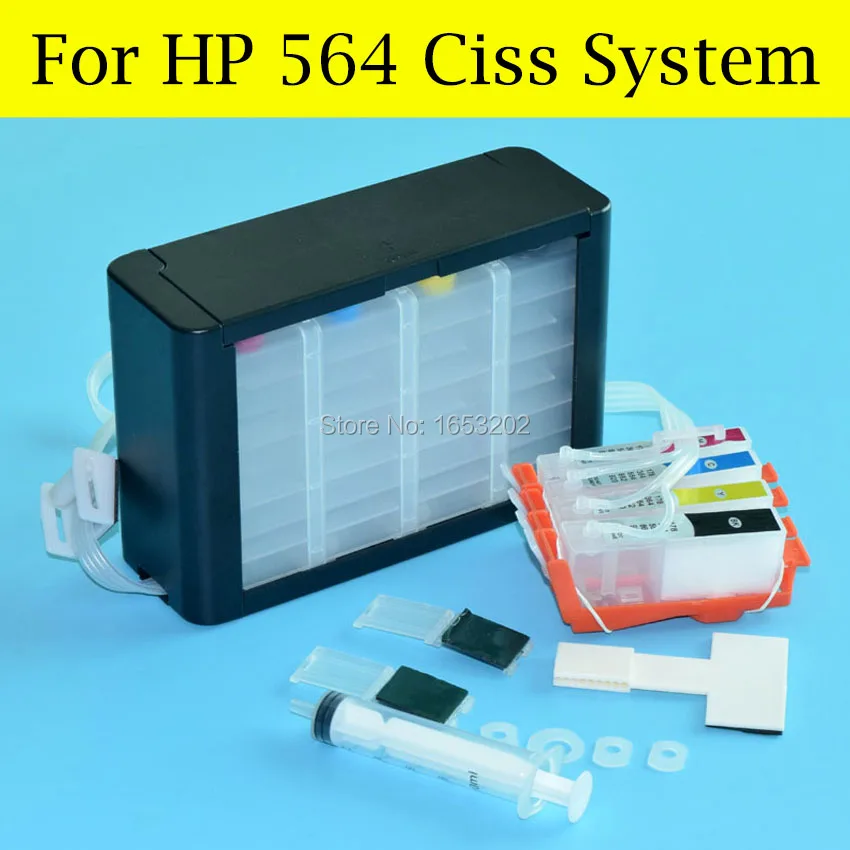 Новый СНПЧ для HP 564 Система непрерывной подачи чернил B209A B210A B109N 5511 5515 5522 3522 3070A