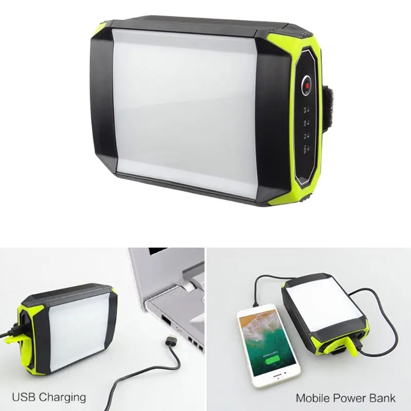 Уличный походный фонарик мобильный банк питания с usb-портом портативный