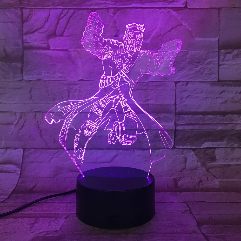 Новинка аниме Рисунок 3D светодиодный светильник Настольная лампа Хэллоуин