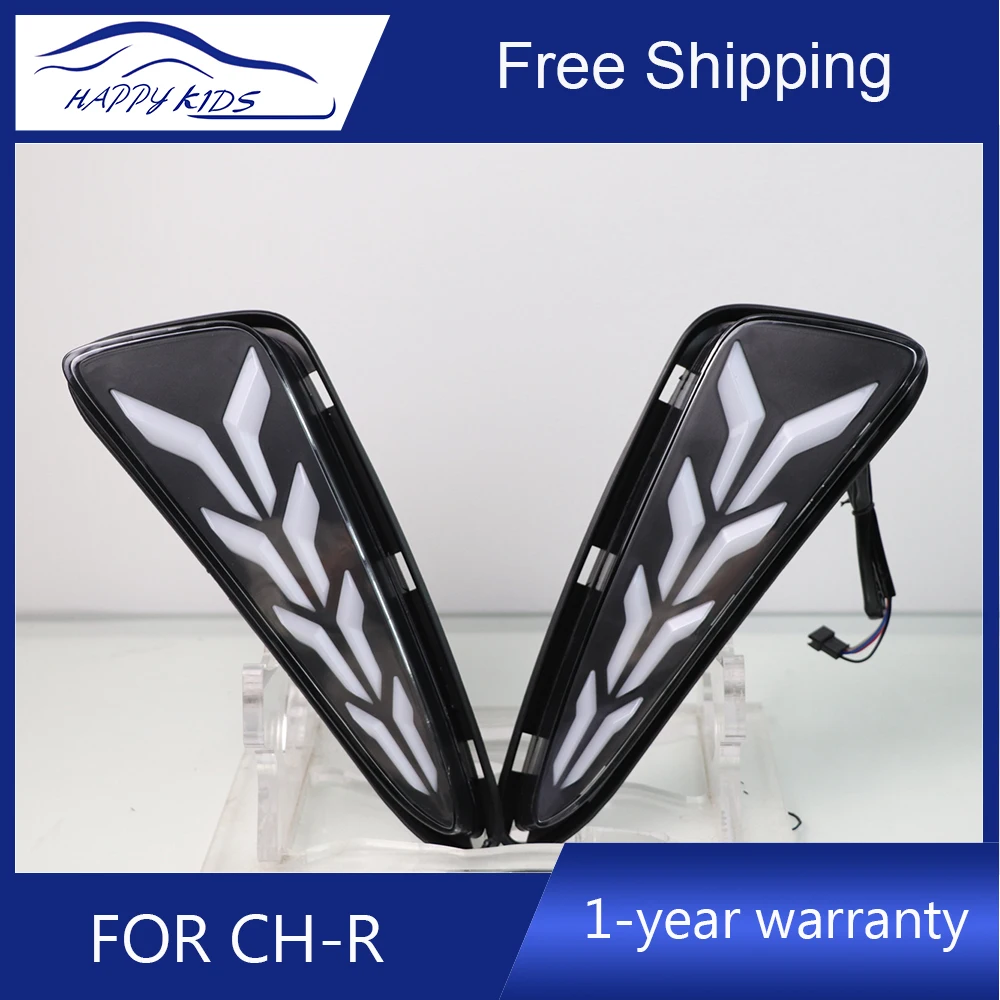 Автомобильный Стайлинг Drl для Toyota C-HR CHR 2017-2018 DRL с поворотным сигналом стильное