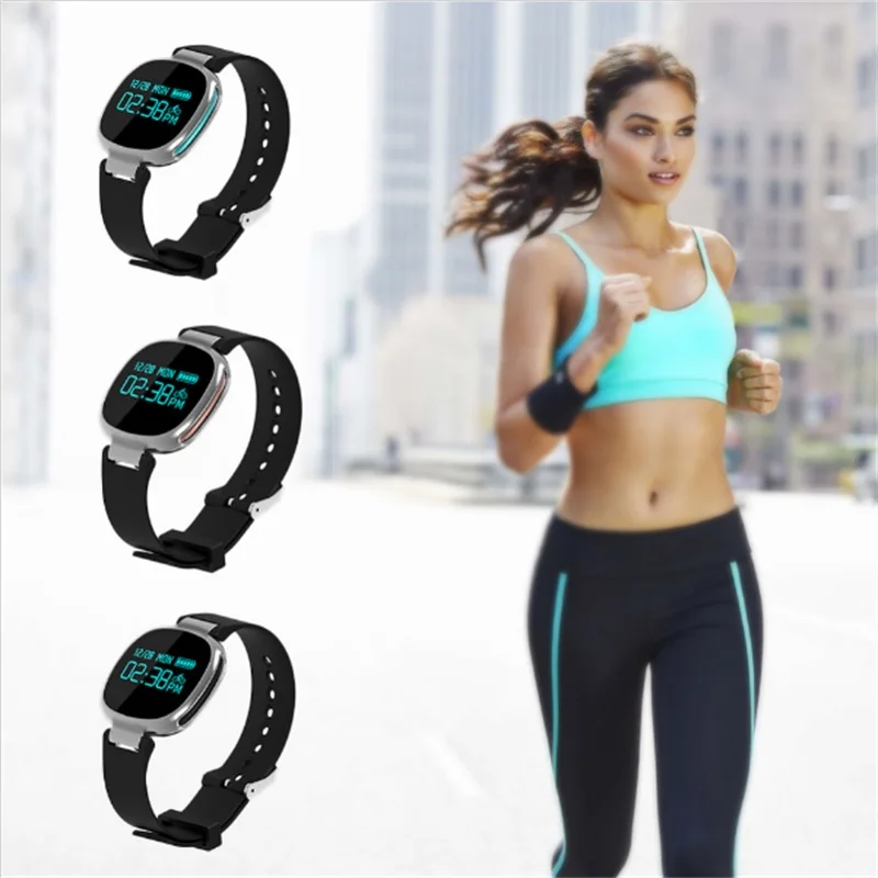 Новый E08 Смарт Браслет Монитор Сердечного ритма Водонепроницаемый Фитнес Tracker