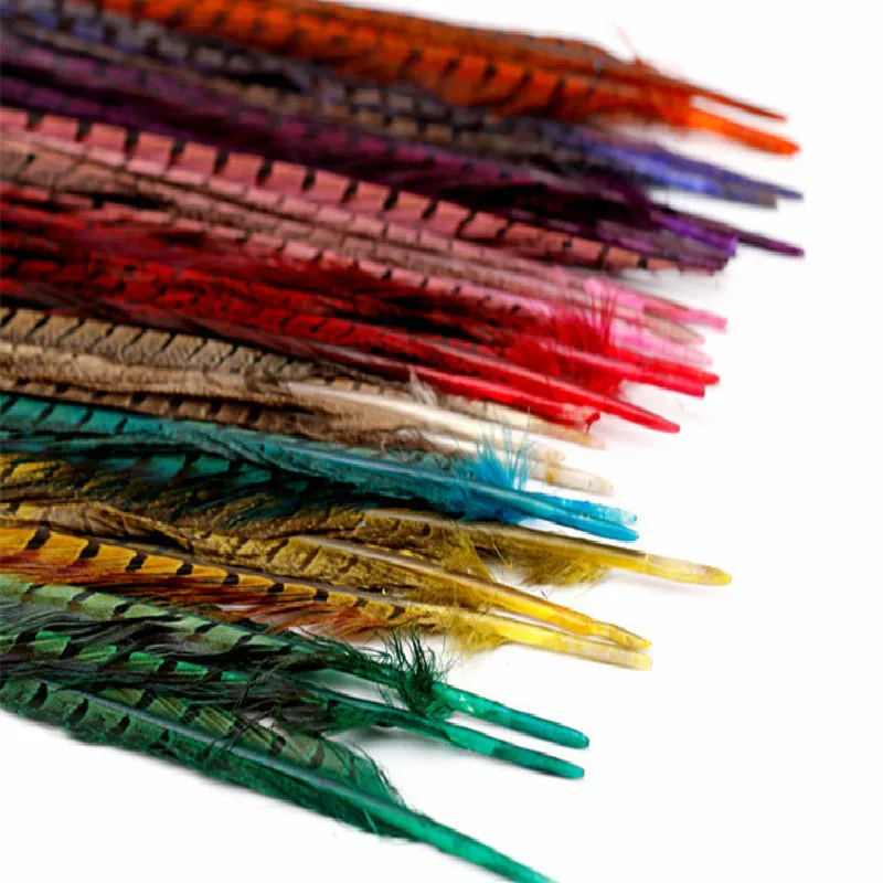 Natural Pheasant Feather Fly Tying Sale Colourful Feathers For Decoration Wedding Christmas Home Craft New Year | Дом и сад