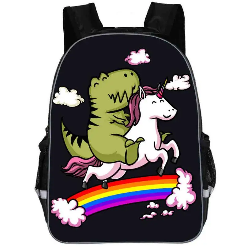 Школьные сумки с единорогом для мальчиков рюкзак изображением Мстителей детей