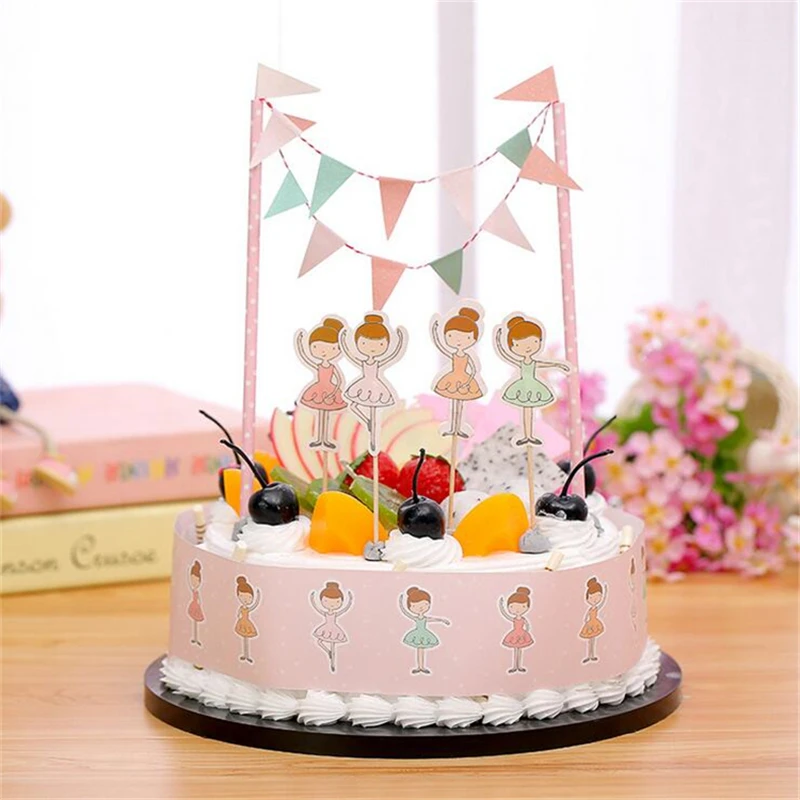 Креативное балетное украшение для торта детского дня рождения | Дом и сад