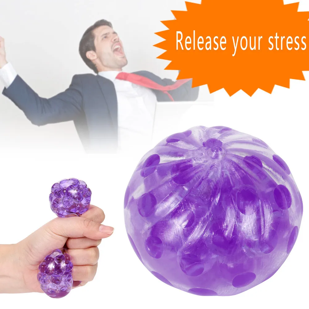 Губка шарик стресс-мяч игрушка Сжимаемый стресс Squishy Toy шар для снятия стресса анти-стресс игрушки Горячая Распродажа