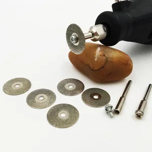 10 шт. алмазный режущий диск, дисковая пила, абразивный инструмент, мини-дрель для Dremel, аксессуары, алмазный диск, вращающийся инструмент