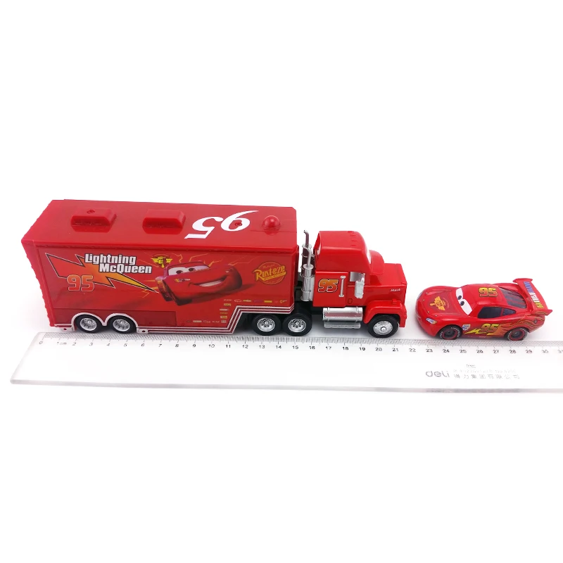 Машинка из м/ф Тачки Disney Pixar Snot Rod & DJ Boost Wingo Metal No.95 Mack гоночный грузовик и Молния