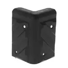 Углы для динамиков, пластиковые, прямоугольные, закругленные, защитные, для гитары, усилителя, сценических шкафов, сменные, черные, 4 шт.