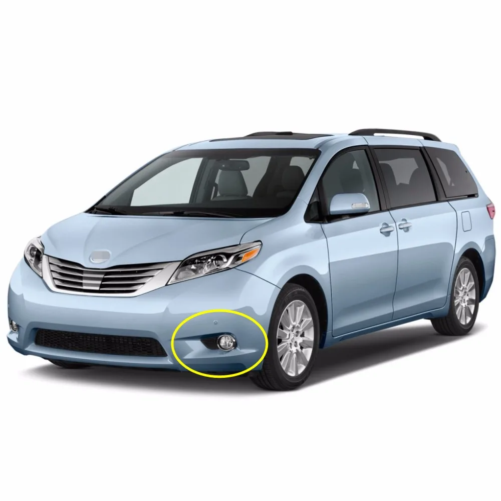 Для 2011 2015 2016 2017 Toyota Sienna бампер противотуманные фары замена вторичного рынка