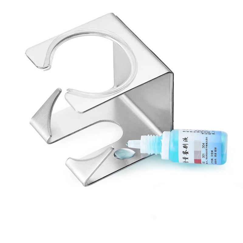 1pc Hanger Rack Multi-Function Stainless Steel Self-Adhesive Wall Hook Retainer For Razor Toothbrush Plug | Обустройство дома