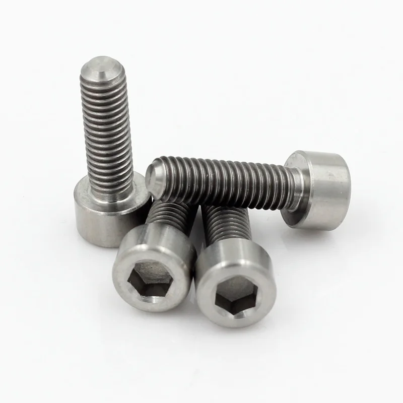 4 шт. M6X20mm Gr.5 титан/Ti Болт шестигранный винт с внутренней шестигранной головкой