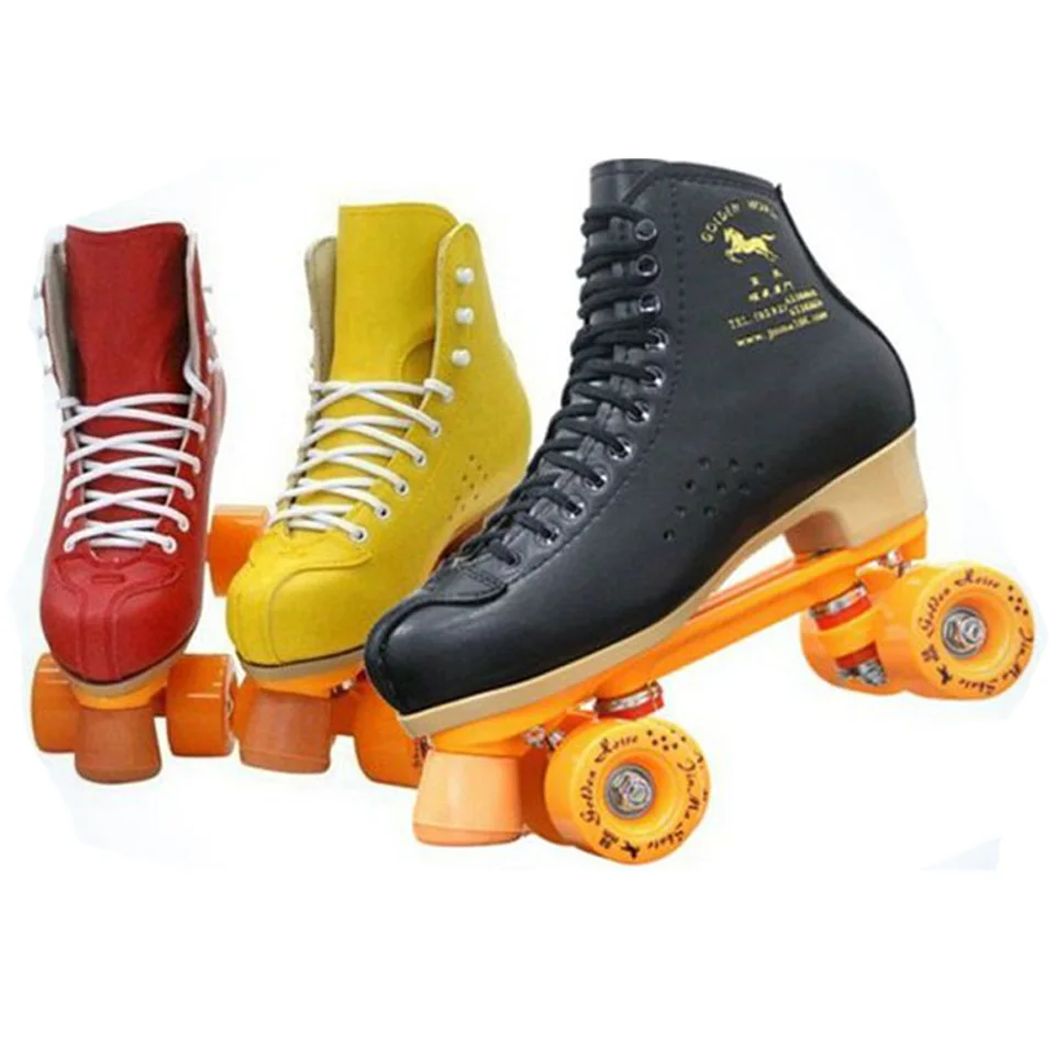 Профессиональные роликовые коньки IB49 обувь для родителей двухрядные 4