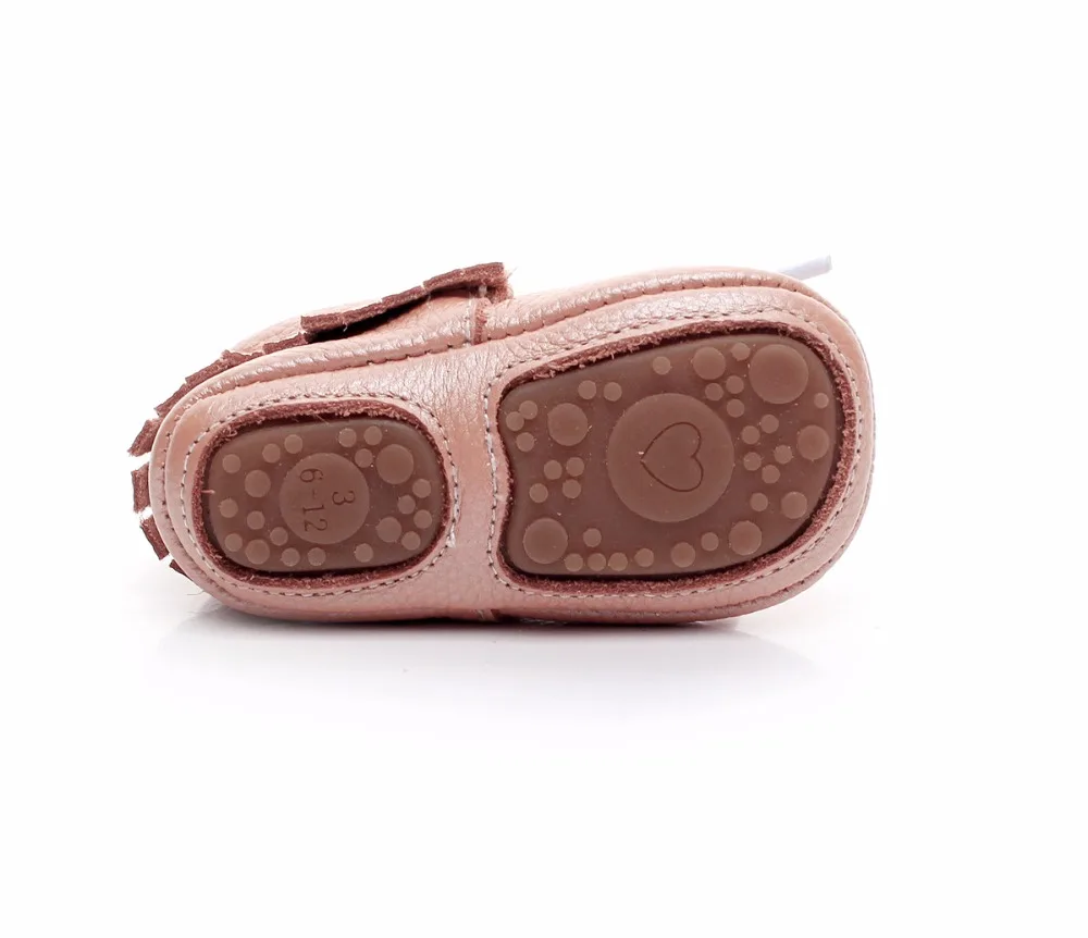 

New style Genuine Leather Lace-up toddler baby shoes 8 color Hard sole Newborn girls brand moccasins first walker boys shoes