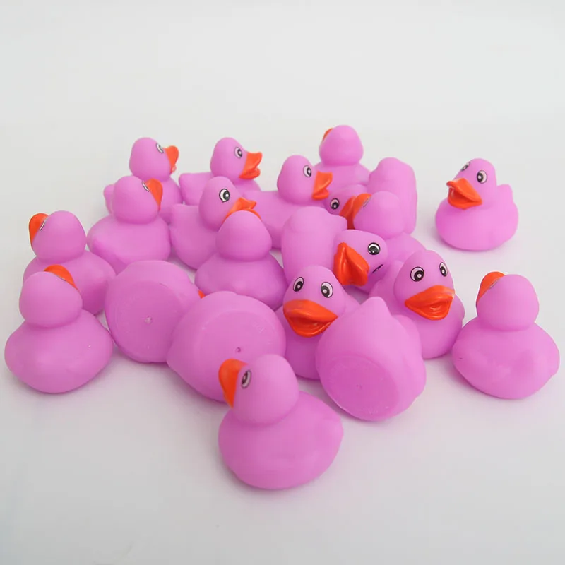 5 шт. мини детская резиновая утка для ванны Duckie Baby Shower игрушки воды плавательный