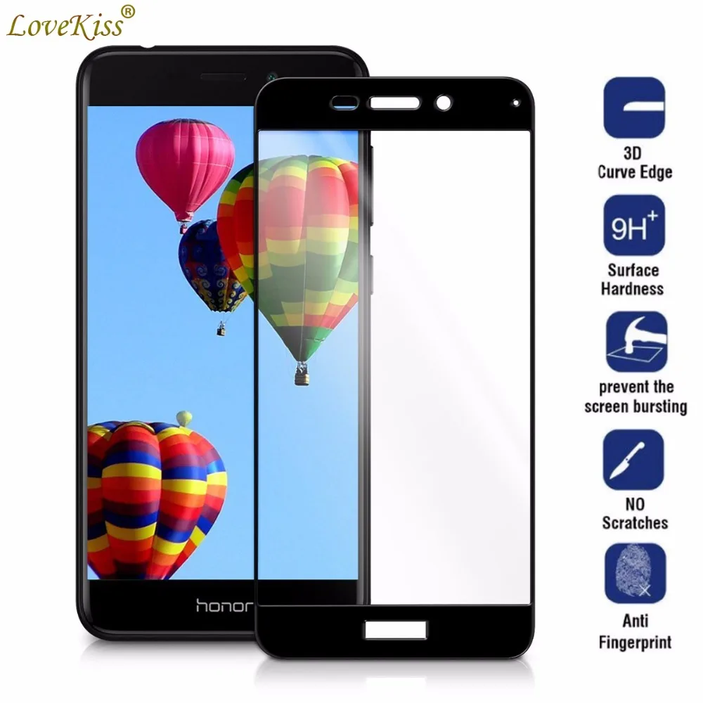 Honor 6C DIG L21 полное покрытие экрана стекло для Huawei Pro V9 Play JMM L22 6CPro защита чехол с