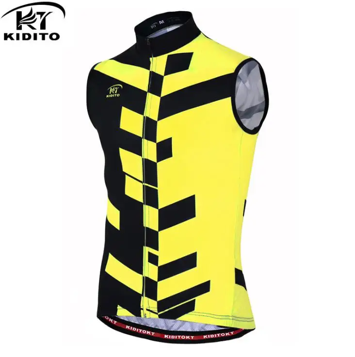 Cycling Jersey only KIDITOKT летняя майка без рукавов для велоспорта MTB велосипед Джерси Ropa Ciclista Hombre Майо Ciclismo гоночный велосипед одежда для мужчин - Цвет: Cycling Jersey only