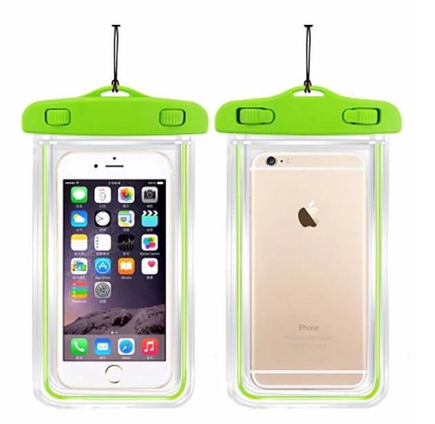 Водонепроницаемый плавательный мобильный телефон чехлы чехол для сенсорного