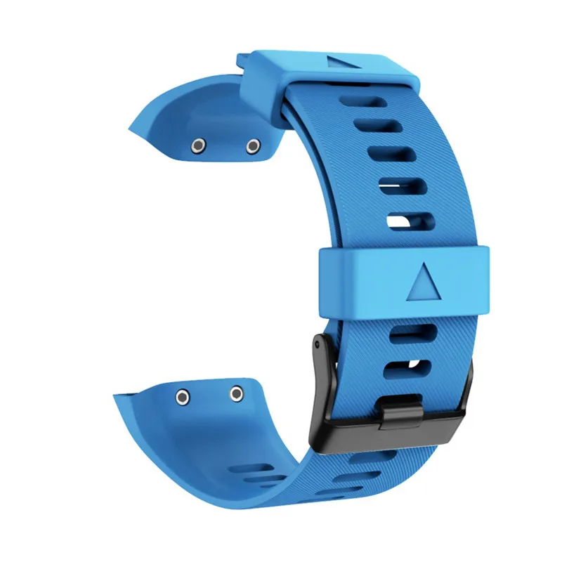 Sky Blue HIPERDEAL умные аксессуары силиконовый ремешок спортивный силиконовый сменный Браслет с ремешком ремешок для Garmin Forerunner 35 - Цвет: Sky Blue