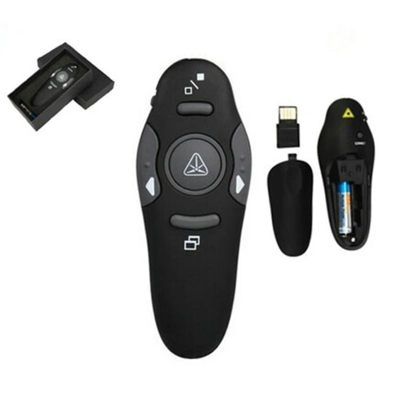 2,4 ГГц беспроводной USB Презентер PPT указатель кликер Дистанционное управление USB PPT указатель Удаленная лазерная указка кликер флип Ручка Z2