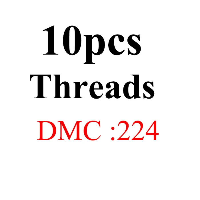 1.2m10pcs-DMC224 Golden Panno DIY DMC 223-336 вышивка нитью нитки 10 шт./лот 1,2 м Набор для вышивки крестом наборы для вышивки крестом 11,12 - Цвет: 1.2m10pcs-DMC224