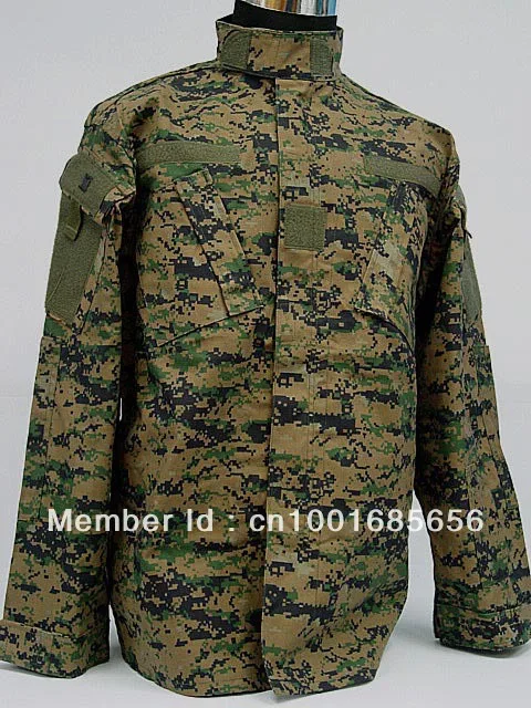 Digital Camo USMC армейский темно-синий BDU униформа набор цифровой камуфляж лесной DD мульти камуфляж для пустыни камуфляж цифровой камуфляж синий камуфляж - Цвет: Digital Camo