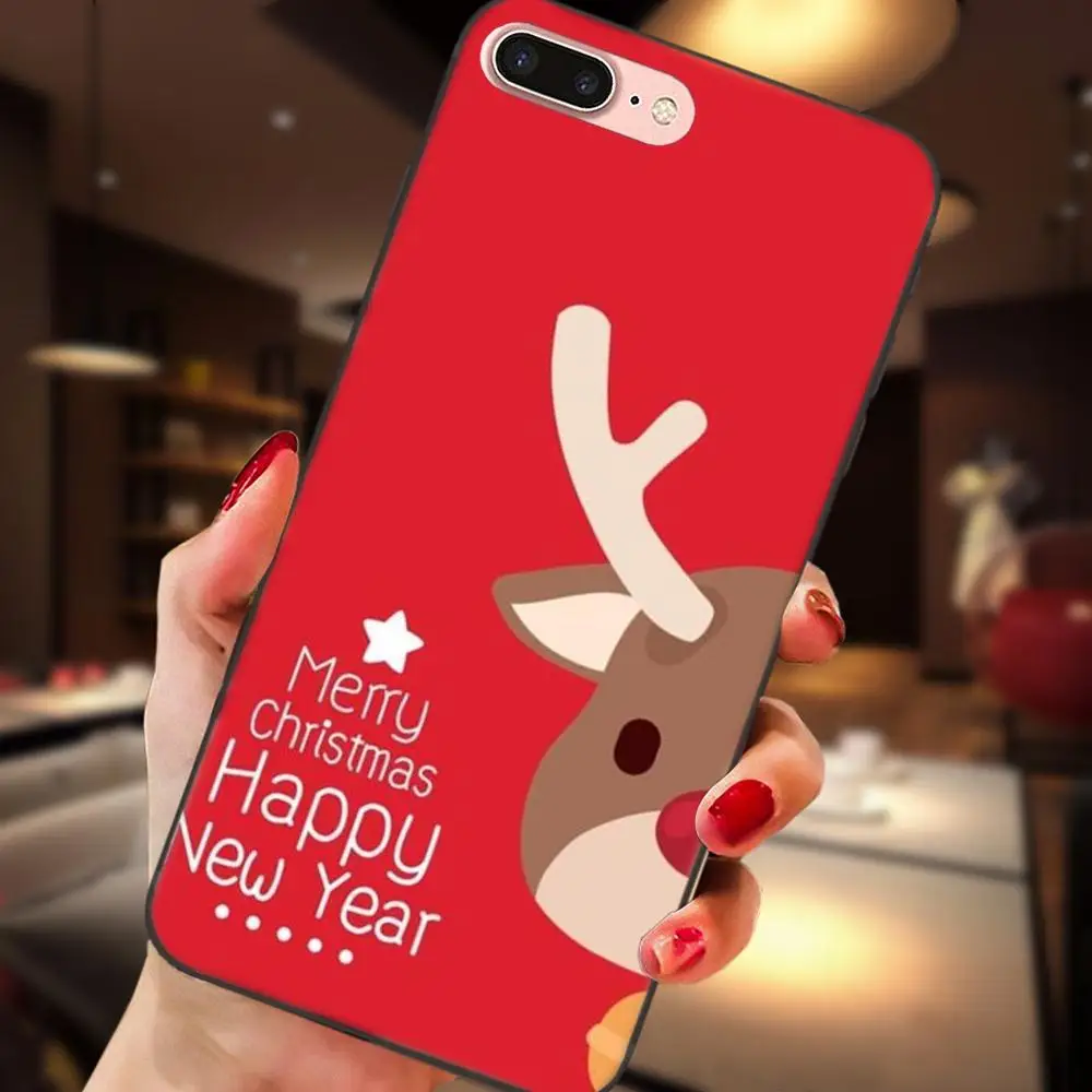 Чехол для huawei Y3 Y5 II Y6 Y7 Y9 nova 2 Plus 2S 3i 4 Lite Plus Prime милый новогодний Рождественский мультяшный - Цвет: as picture