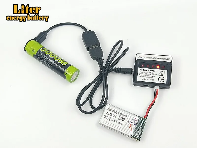 Литий полимерный аккумулятор 1000 мАч 3 7 в 902540 25c + зарядное устройство USB для SYMA X5C X5