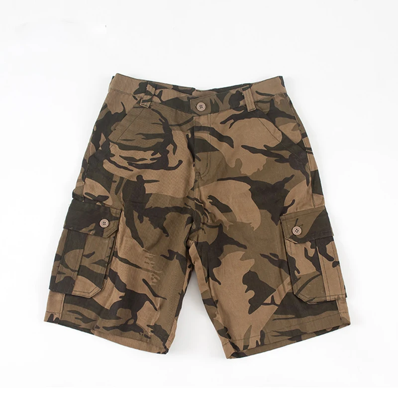 Мужские облегающие шорты камуфляжные Короткие штаны мужские с несколькими