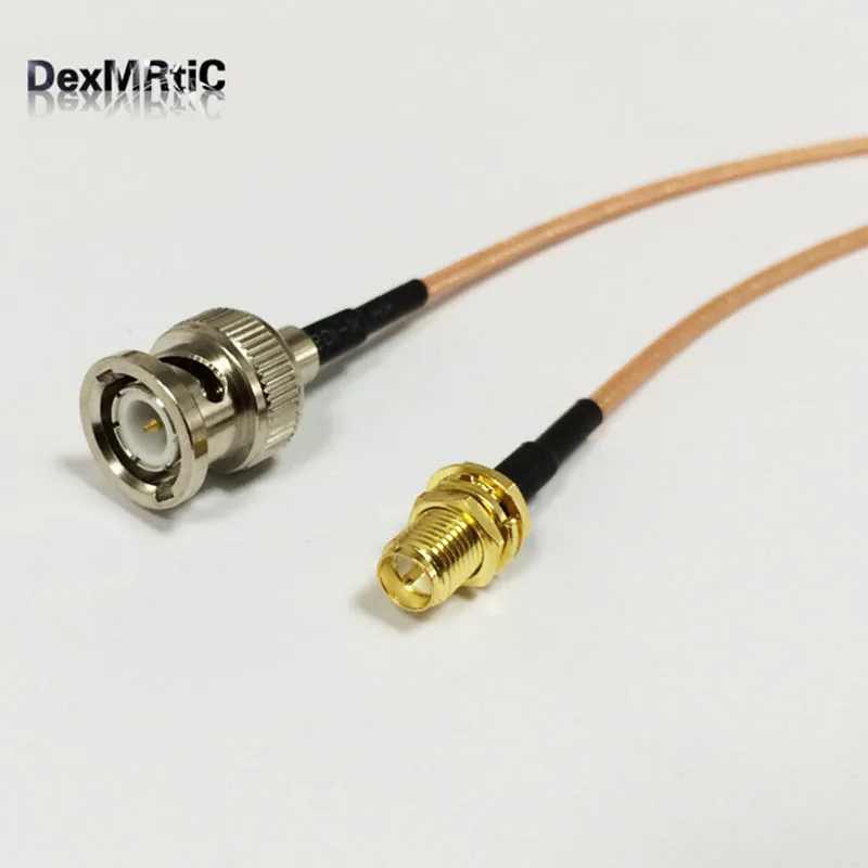 1 шт. Новый коннектор RP SMA Мама со штырьком папа на штырьковый разъем BNC RG316