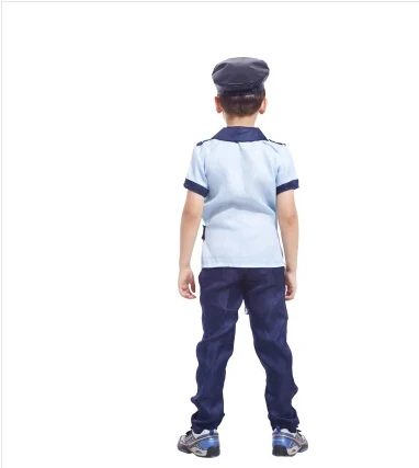 Новое поступление Детский костюм супер-полиции для косплея на Хэллоуин вечерние