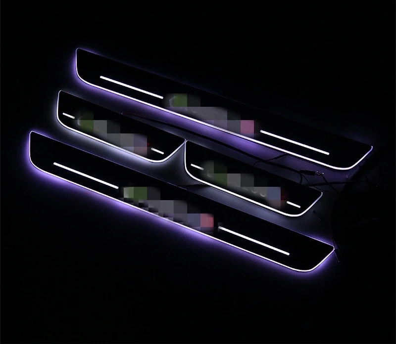 Накладка на порог для порога со светодиодной подсветкой Защитная Наклейка