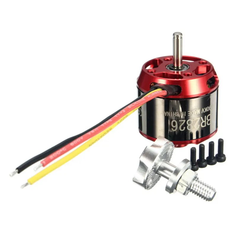 Оригинальный бесщеточный двигатель Racerstar BR2826 1290KV 2 4S для радиоуправляемой модели