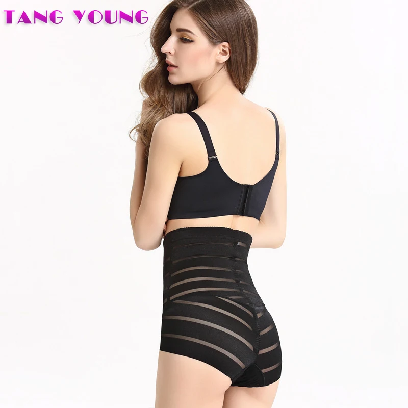 TANG YOUNG высокая талия подтяжки Формирователь живота Утягивающие трусики