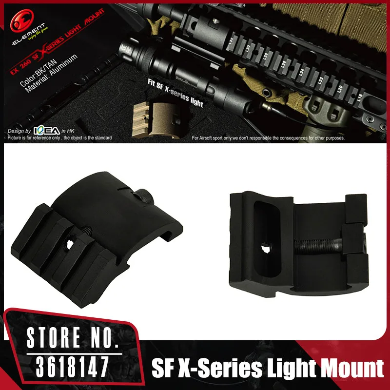 Элемент SF X Series Light Mount Weaponlights для охотничьих аксессуаров BK TAN EX260|element mount|mount