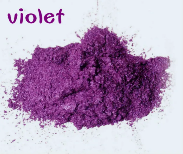 Violet 20 г здоровая Натуральная Минеральная пудра MICA порошок сделай сам для мыла краситель для мыла макияж мыло для век Пудра - Цвет: Violet