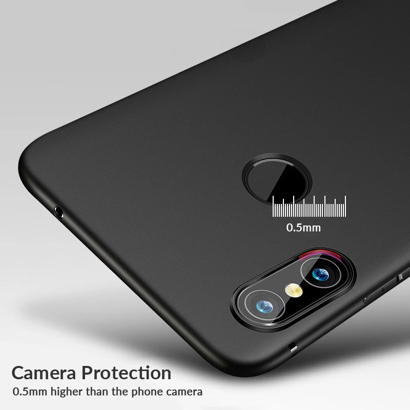 Чехол для телефона TOPK Мягкая тонкая Задняя накладка чехла из ТПУ Для xiaomi Mi8 Lite Max 3
