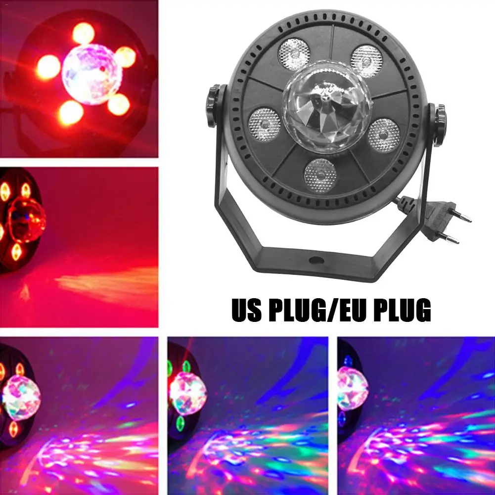 10 Вт 6 LED RGB сценический свет стробоскоп Освещение лазерный проектор Вечеринка DJ Par