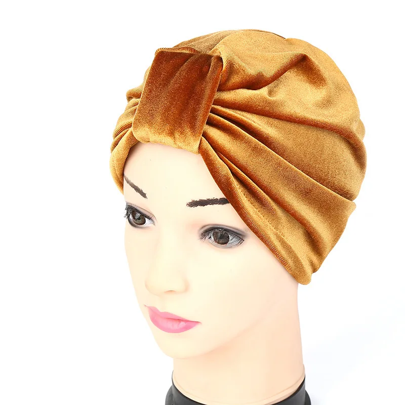 2017 Для женщин Головные уборы бархат головы Обёрточная бумага Earwarmers резинка для