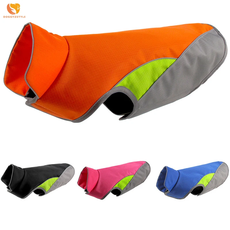 Теплая одежда для собак водонепроницаемая куртка питомца зимний жилет в