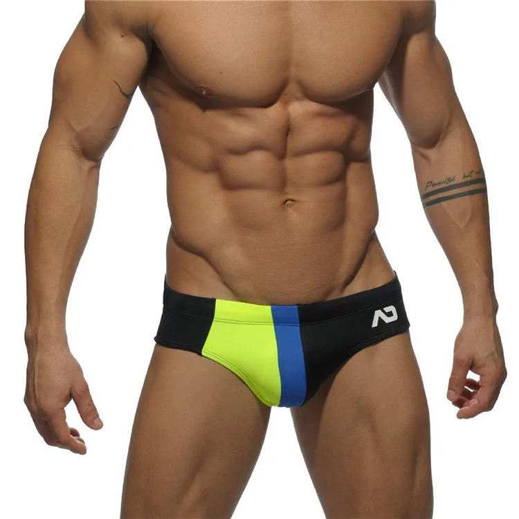Brand New Men's swimwear low rise sexy pouch man swimming briefs board shorts Swimsuit man triangular surf swim trunks