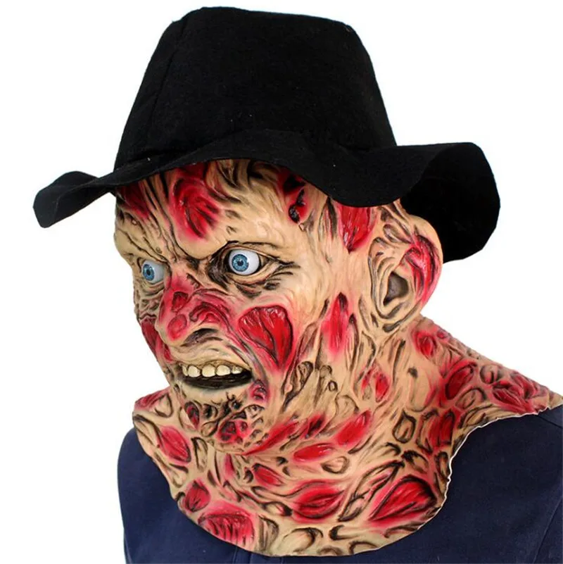 Горячая новинка, маска Фредди круэгера, косплей детали костюма helloveen Leatherface Terror Biochemical Zombies Джейсон Вурхиз, маска с капюшоном